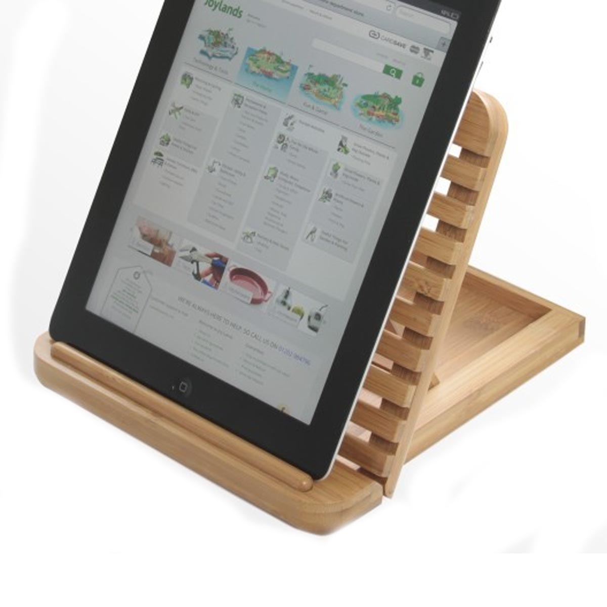 Bamboo iPad Tablet Stand