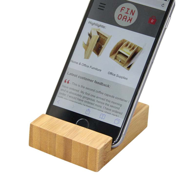 Bamboo Phone Holder