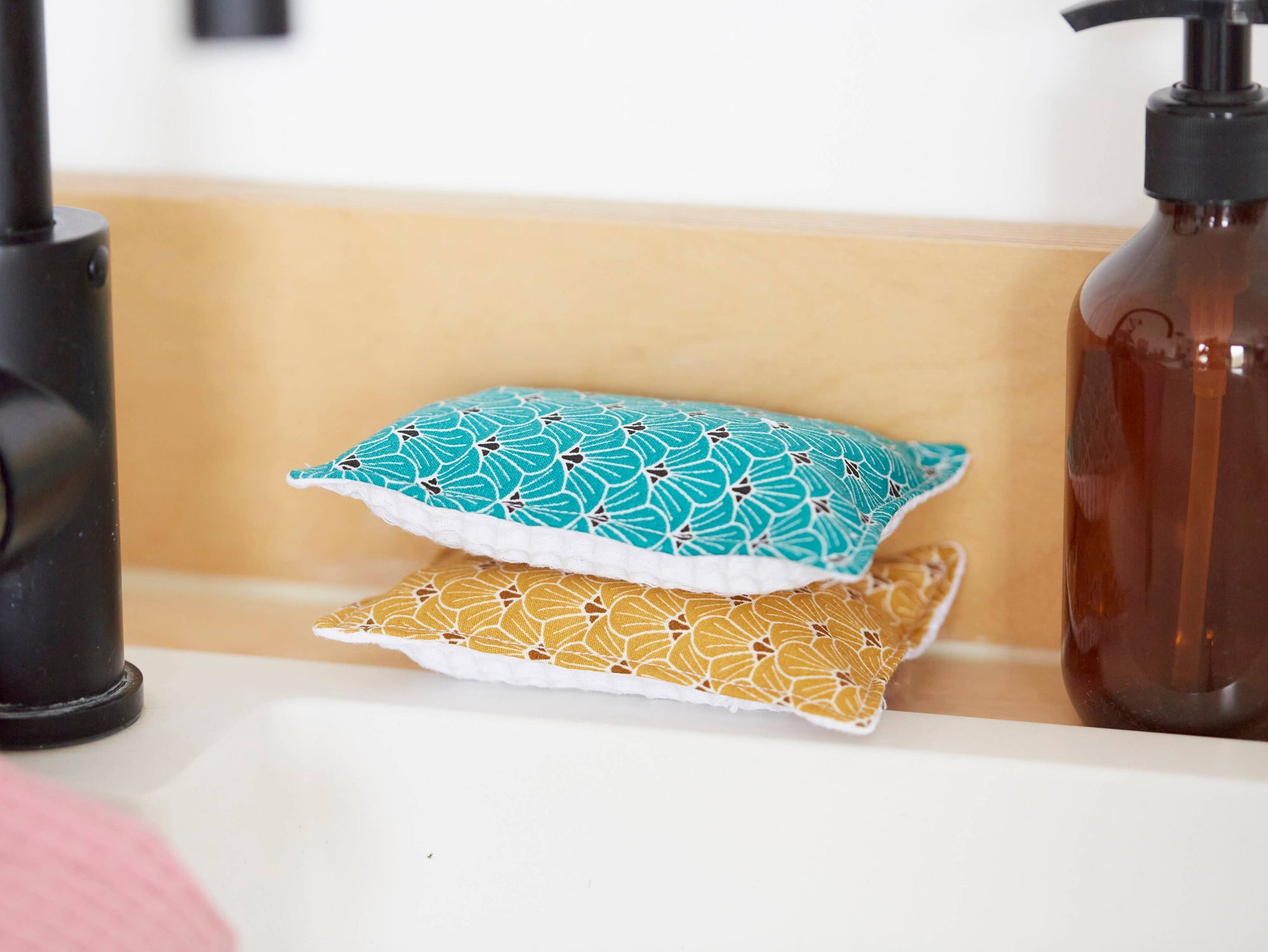 Reusable Floral Kitchen Sponge