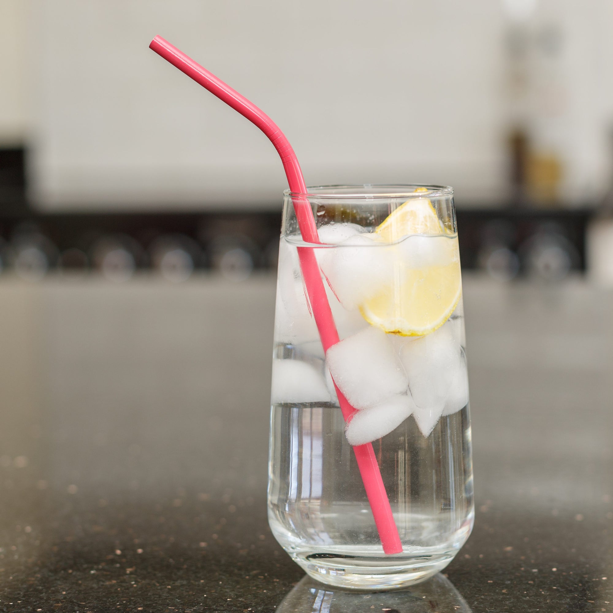 Reusable Pink Straws