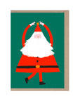 Dancing Santa - Chrsitmas Tree - Cute - Minimal