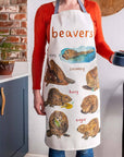 Beavers Animal Cotton Apron