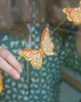 British Butterfly Sewn Garland