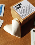 Wildflower seed paper 'Let love grow' single heart box