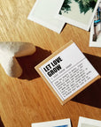 Wildflower seed paper 'Let love grow' single heart box