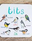 Tits Bird Coaster