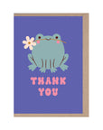 Thank You Cute Frog Card