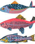 Salmon Greeting Card
