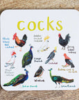 Cocks Bird Coaster