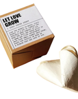 Wildflower seed paper 'Let love grow' single heart box