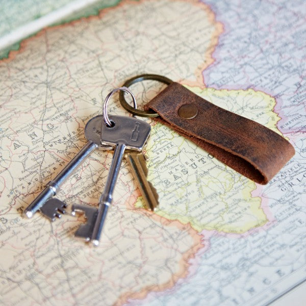 Buffalo Leather Keyring