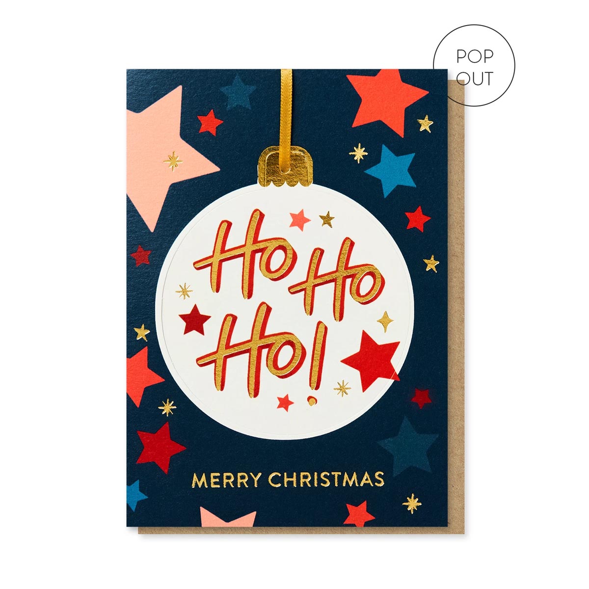 HoHoHo Bauble Card