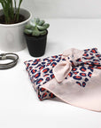 Pink Leopard Fabric Wrap