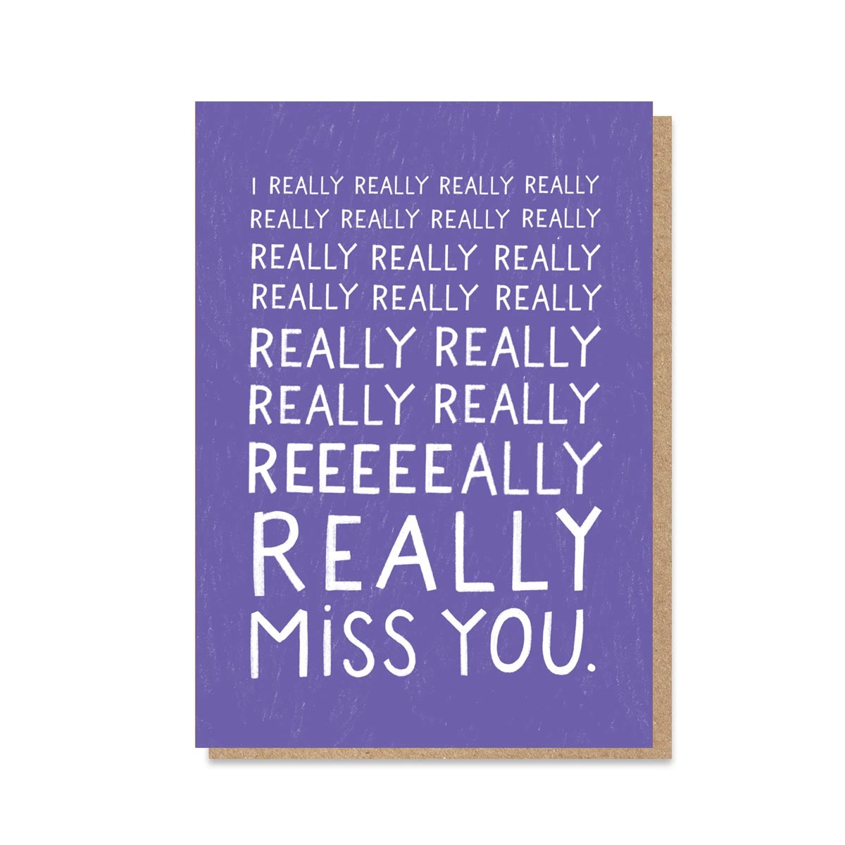 Really Miss You Card