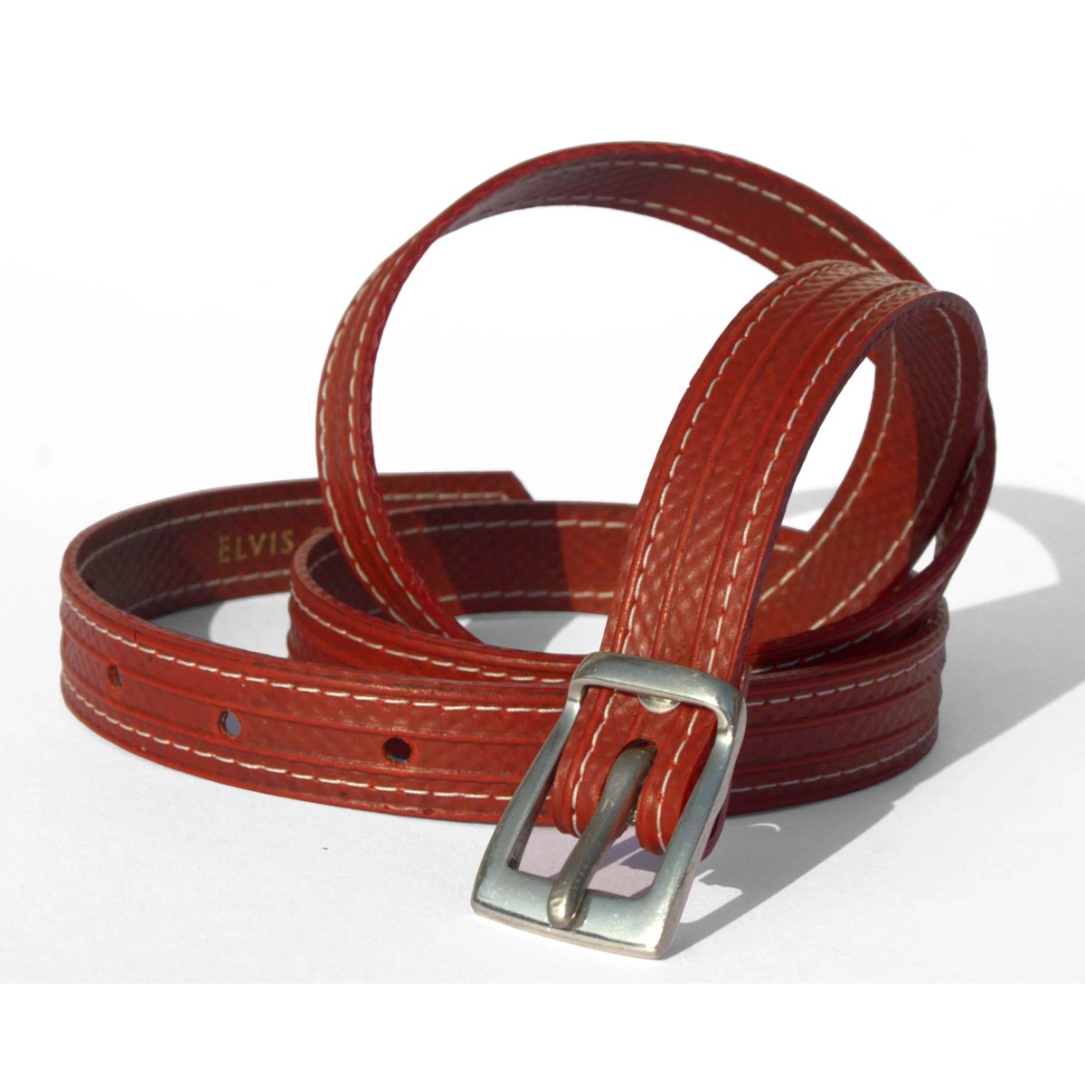 Recycled Fire Hose Skinny Stitch Belt