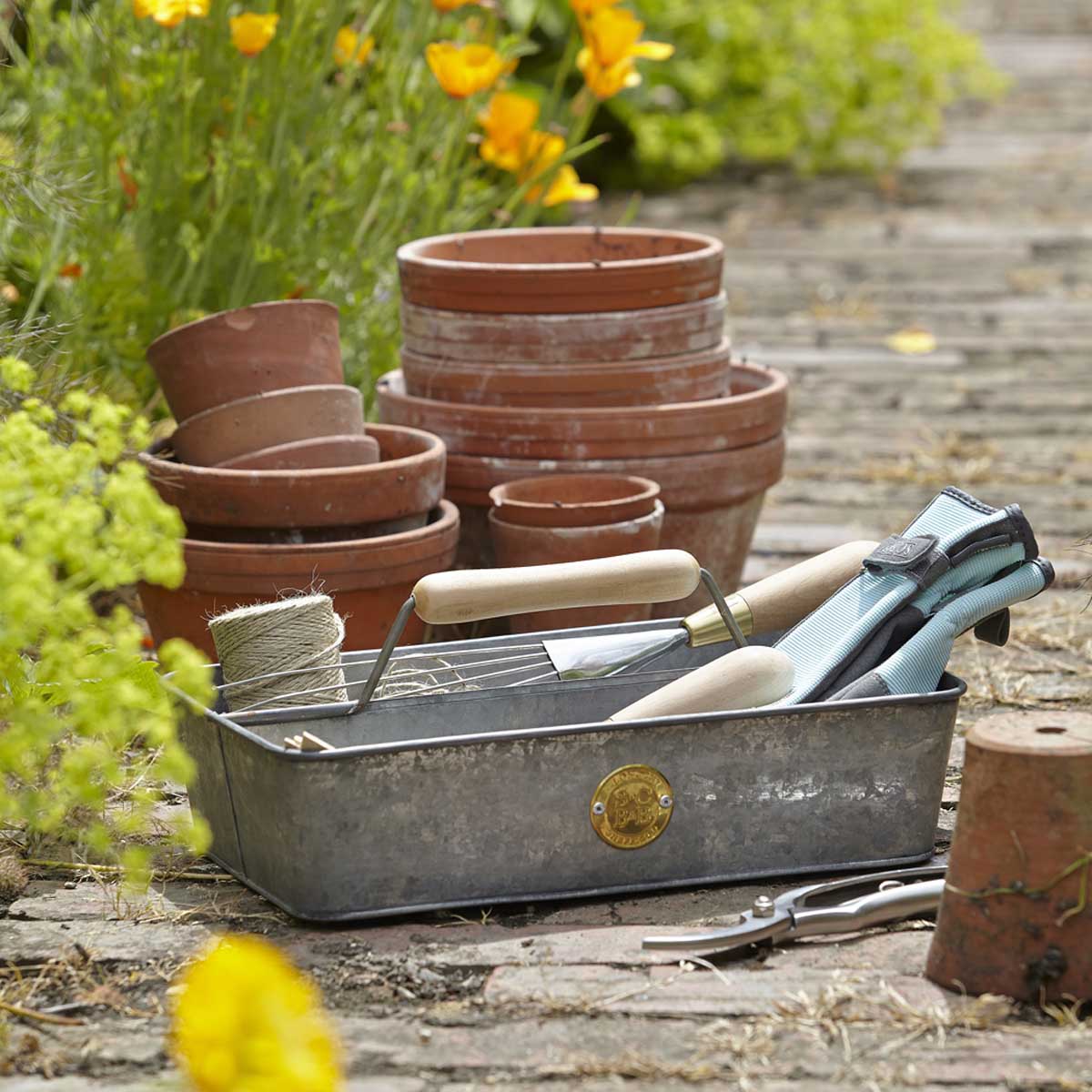 Galvanized Garden Trug