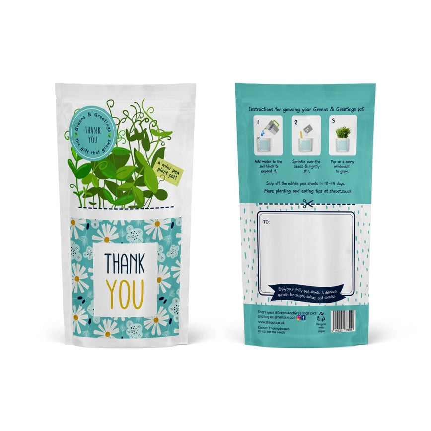 Thank You Greens & Greetings, Thank You Card and Seed Gift