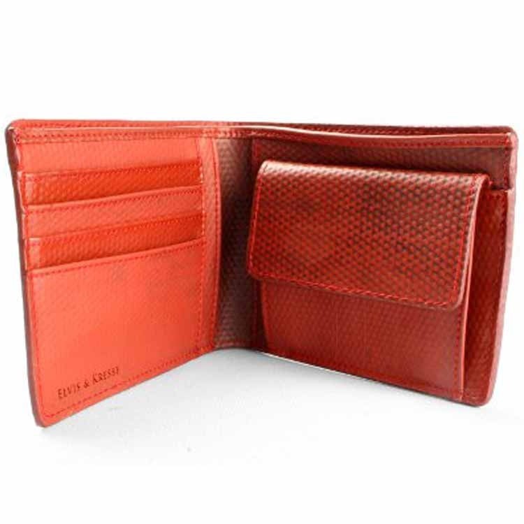 Billfold Firehose Wallet with Coin Pouch