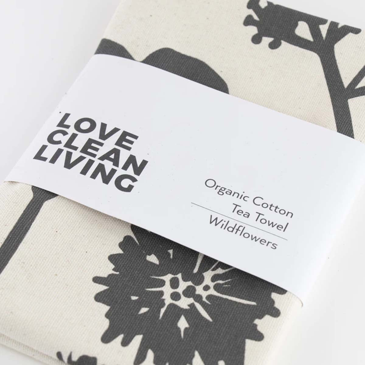Organic Wildflower Tea Towel