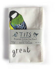 Tits Bird Cotton Tea Towel