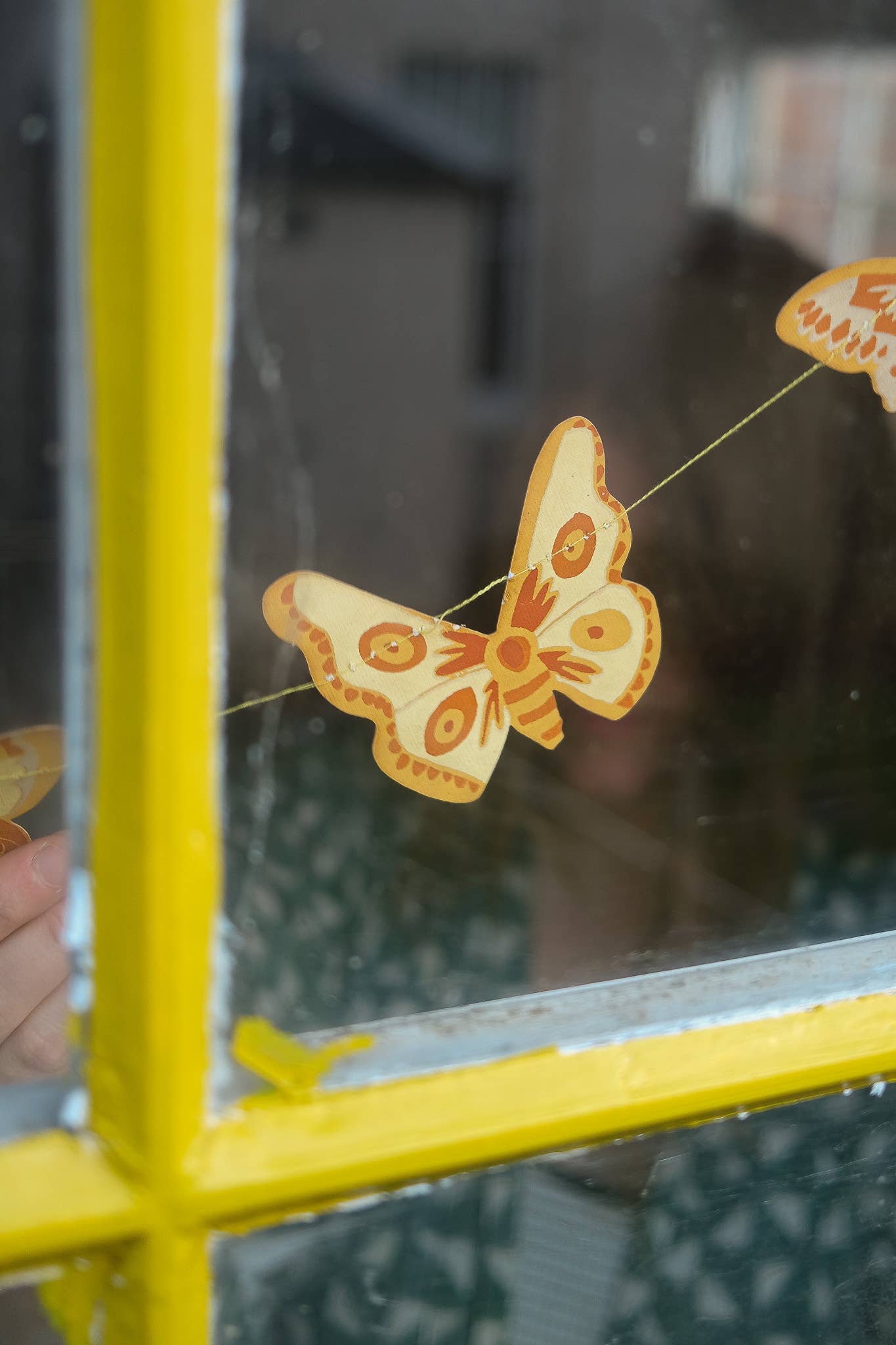 British Butterfly Sewn Garland