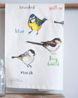 Tits Bird Cotton Tea Towel