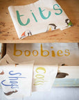Tits Bird Cotton Tea Towel