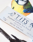 Tits Bird Cotton Tea Towel