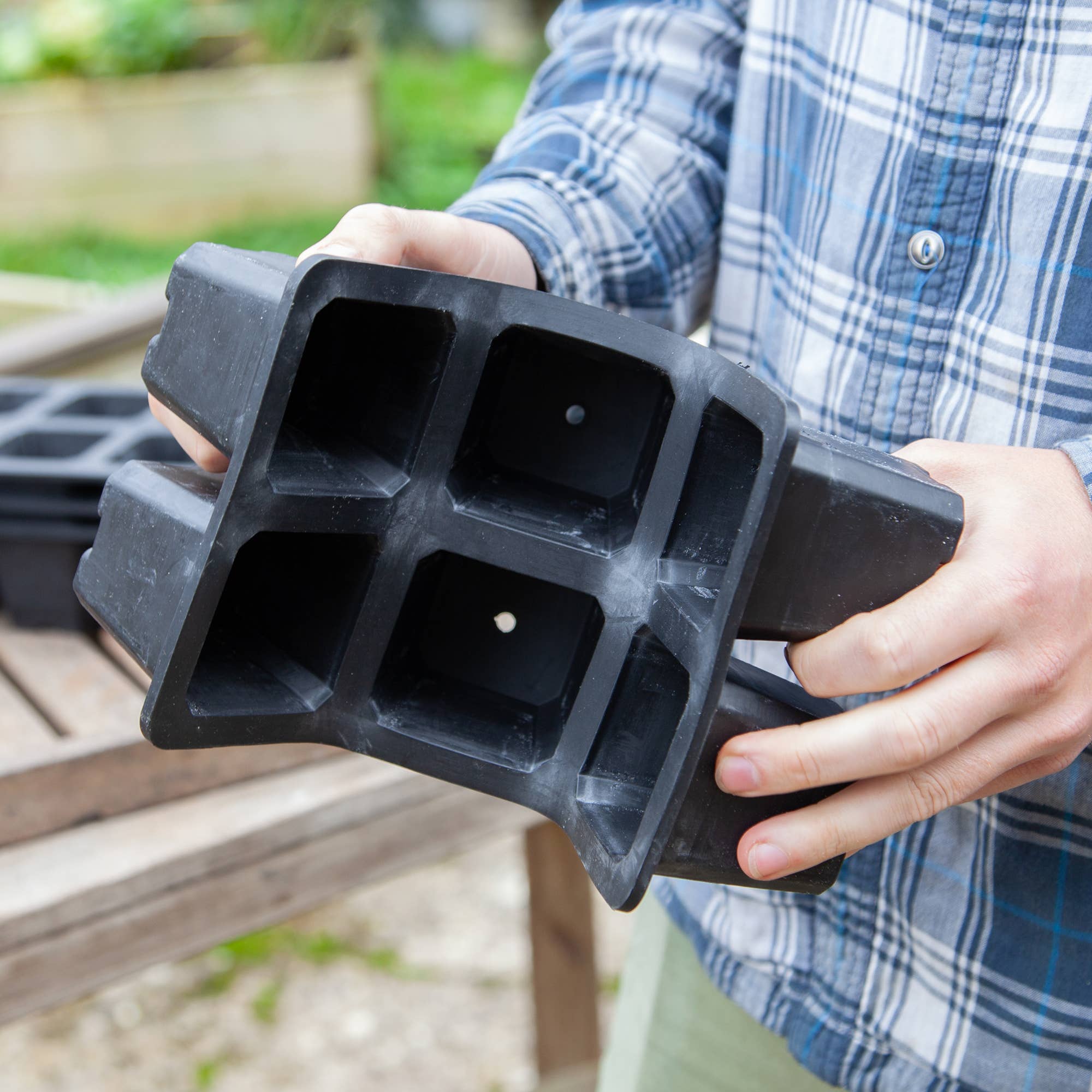 6 Cell XL Natural Rubber Seed Tray