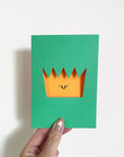 Crown King/Queen Card
