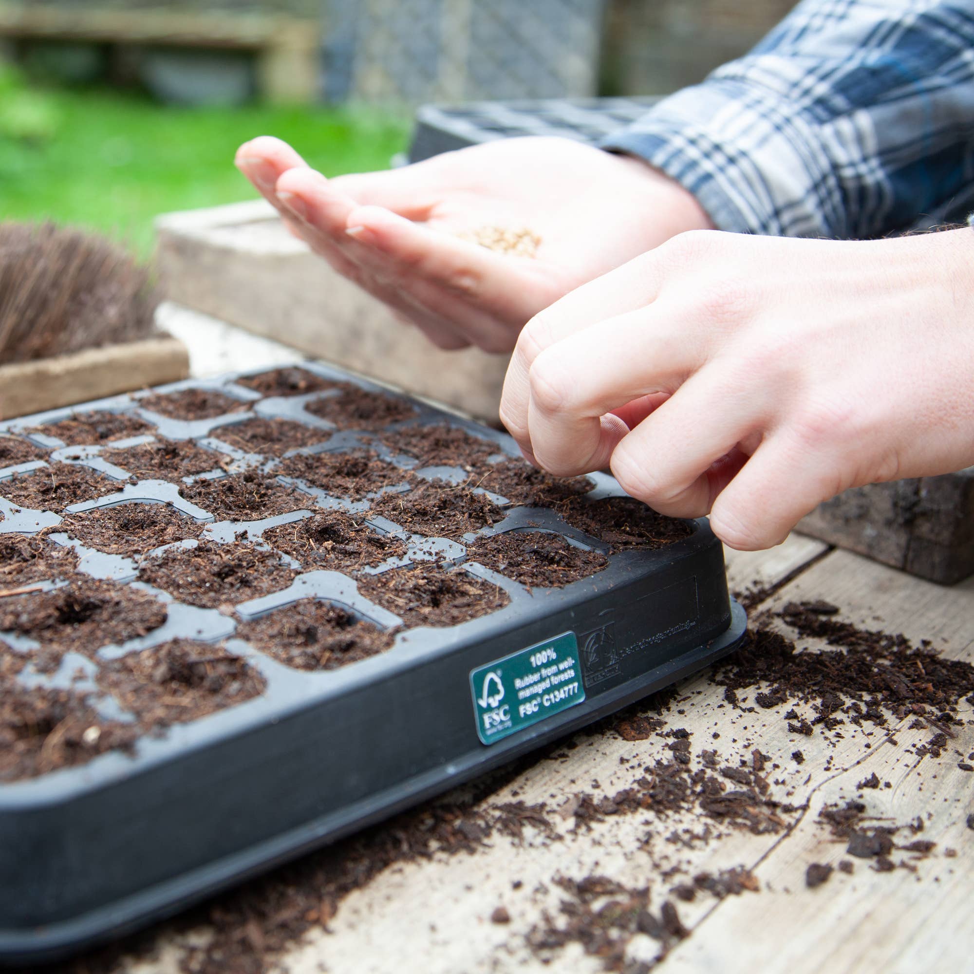 30 Cell Natural Rubber Seed Tray