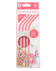 Reusable Pink Straws