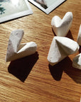 Wildflower seed origami heart 'bee mine' envelope