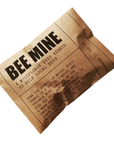 Wildflower seed origami heart 'bee mine' envelope