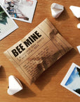 Wildflower seed origami heart 'bee mine' envelope