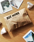 Wildflower seed origami heart 'bee mine' envelope