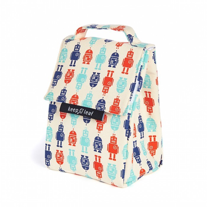 Insulated Sandwich Bag with Robot Print