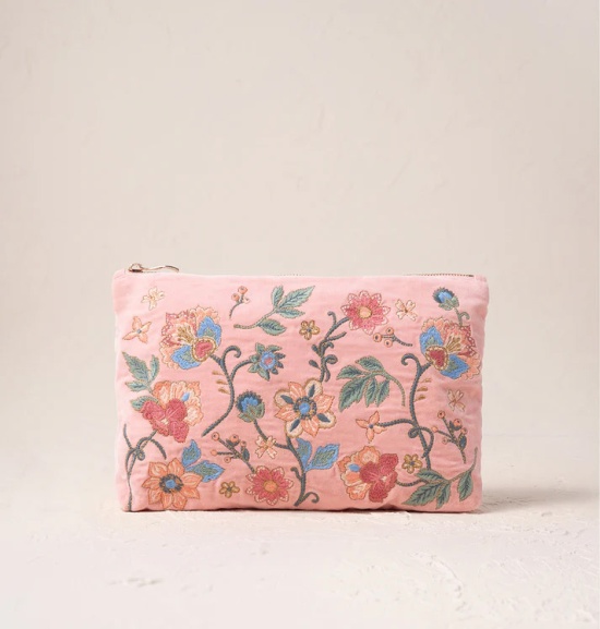 Botanical Garden Everyday Pouch - Pink