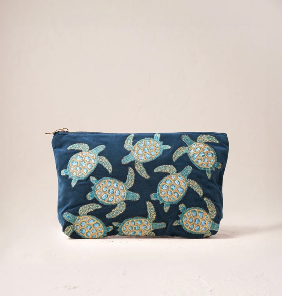 Turtle Conservation Everyday Pouch - Marine Navy