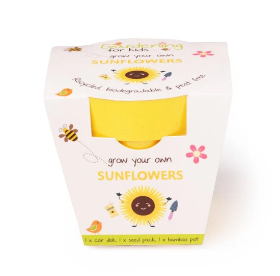 Sunflowers Growing Kit with Pot