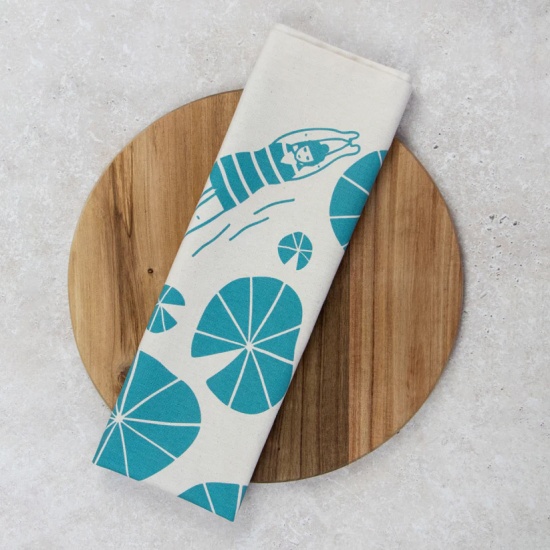 Organic Tea Towel - Wild Swimmers