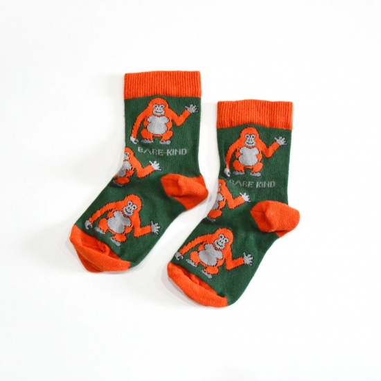 Save the Orangutans Bamboo Socks for Kids